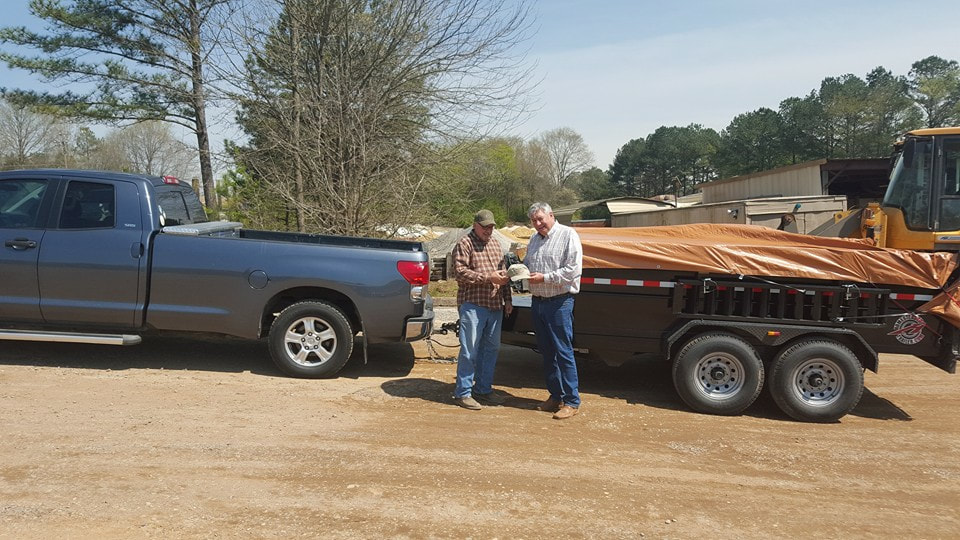 This customer drove down from Tennessee to get his hands on some Super Soil!